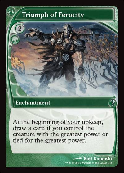 Triumph of Ferocity MB2-135 Mystery Booster 2 Magic card