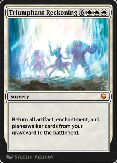 Triumphant Reckoning HA4-4 Historic Anthology 4 Magic card