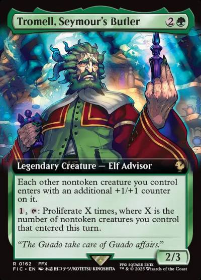 Tromell, Seymour's Butler FIC-162 Final Fantasy Commander Magic card