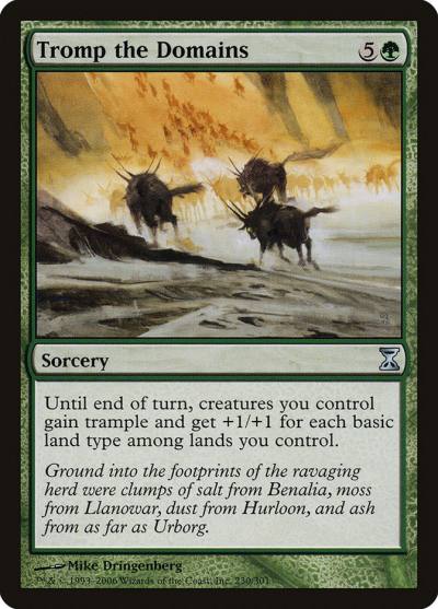 Tromp the Domains TSP-230 Time Spiral Magic card