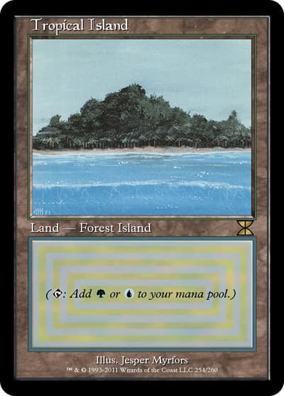 Tropical Island ME4-254 Masters Edition IV Magic card