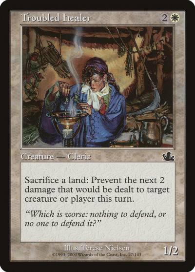 Troubled Healer 27 Prophecy Magic card