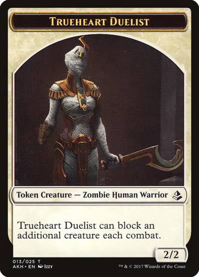 Trueheart Duelist TAKH-13 Amonkhet Tokens Magic card