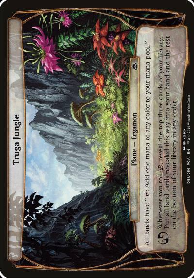Truga Jungle OPCA-81 Planechase Anthology Planes Magic card