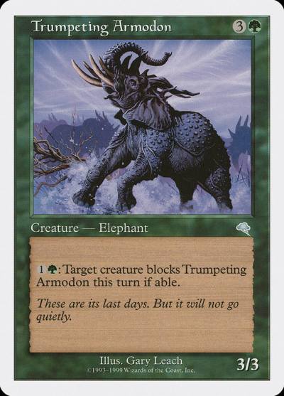 Trumpeting Armodon BRB-90 Battle Royale Box Set Magic card