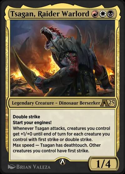 Tsagan, Raider Warlord YDFT-27 Alchemy: Aetherdrift Magic card