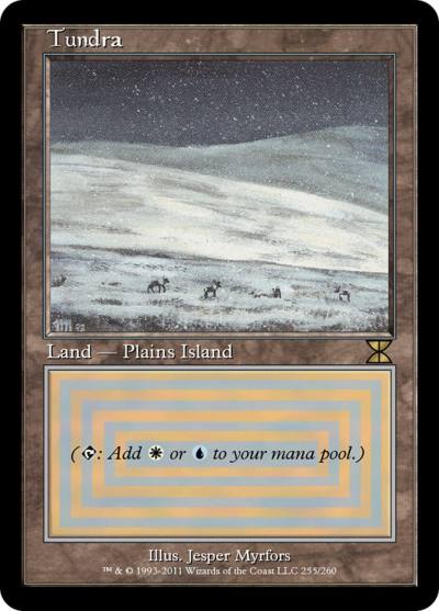 Tundra ME4-255 Masters Edition IV Magic card