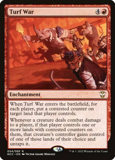 Turf War NCC-54 New Capenna Commander Magic card