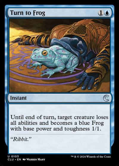 Turn to Frog CLU-103 Ravnica: Clue Edition Magic card