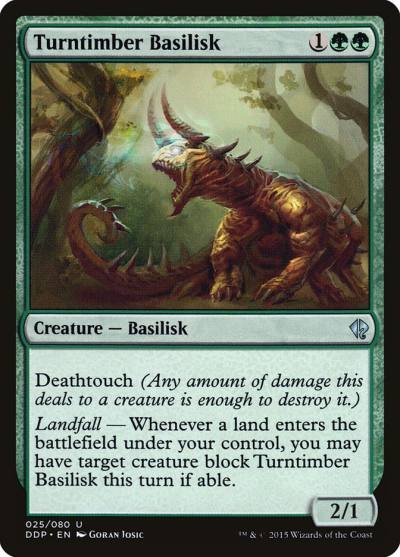 Turntimber Basilisk DDP-25 Duel Decks: Zendikar vs. Eldrazi Magic card