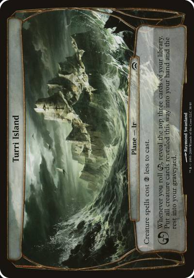 Turri Island OHOP-38 Planechase Planes Magic card