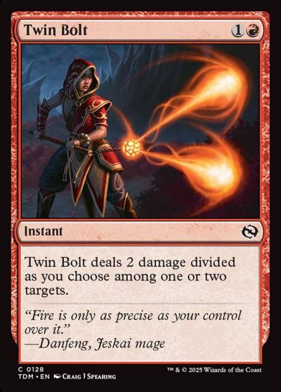 Twin Bolt TDM-128 Tarkir: Dragonstorm Magic card