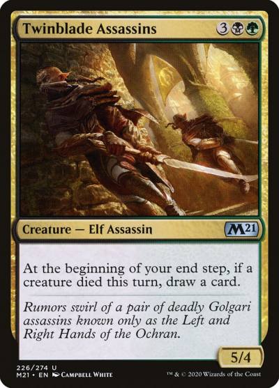 Twinblade Assassins M21-226 Core Set 2021 Magic card