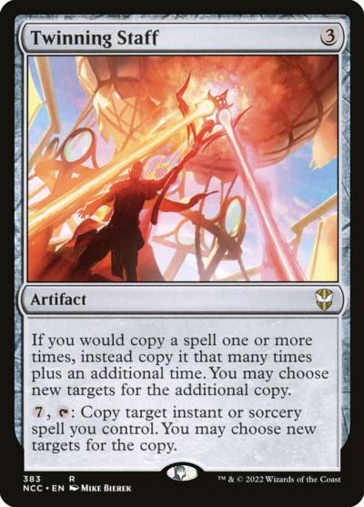 Twinning Staff NCC-383 New Capenna Commander Magic card