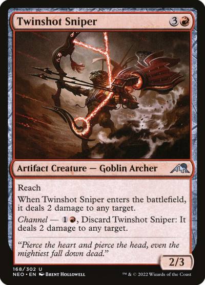 Twinshot Sniper 168 Kamigawa: Neon Dynasty Magic card
