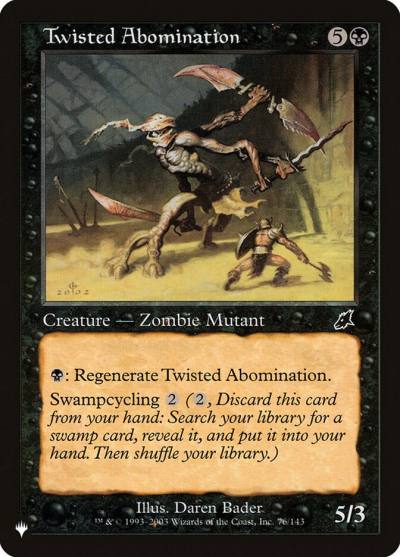 Twisted Abomination PLST-SCG-76 The List Magic card
