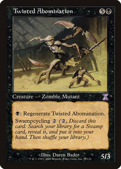 Twisted Abomination TSB-50 Time Spiral Timeshifted Magic card