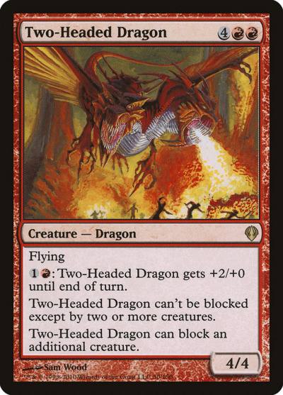 Two-Headed Dragon ARC-50 Archenemy Magic card