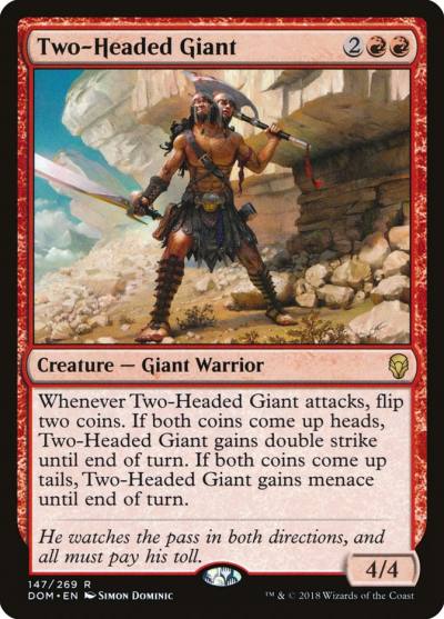 Two-Headed Giant DOM-147 Dominaria Magic card