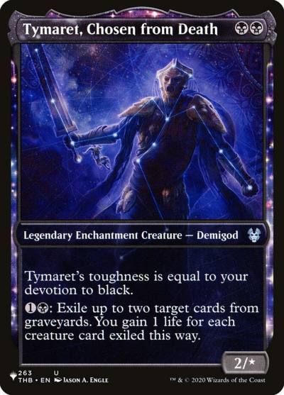 Tymaret, Chosen from Death PLST-THB-263 The List Magic card