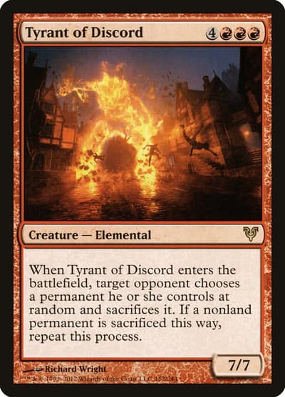 Tyrant of Discord 162 Avacyn Restored Magic card
