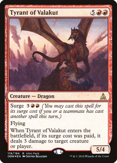 Tyrant of Valakut POGW-119 Oath of the Gatewatch Promos Magic card