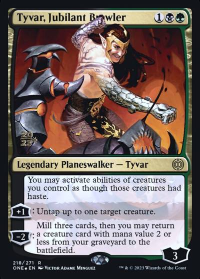 Tyvar, Jubilant Brawler PONE-218S Phyrexia: All Will Be One Promos Magic card