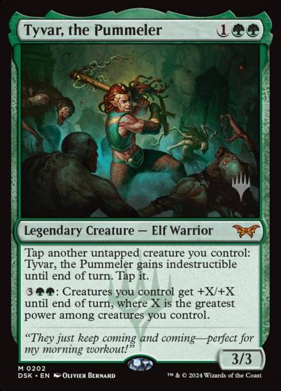 Tyvar, the Pummeler PDSK-202P Duskmourn: House of Horror Promos Magic card