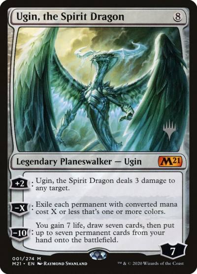 Ugin, the Spirit Dragon PM21-1P Core Set 2021 Promos Magic card