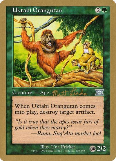 Uktabi Orangutan WC99-ML260SB World Championship Decks 1999 Magic card