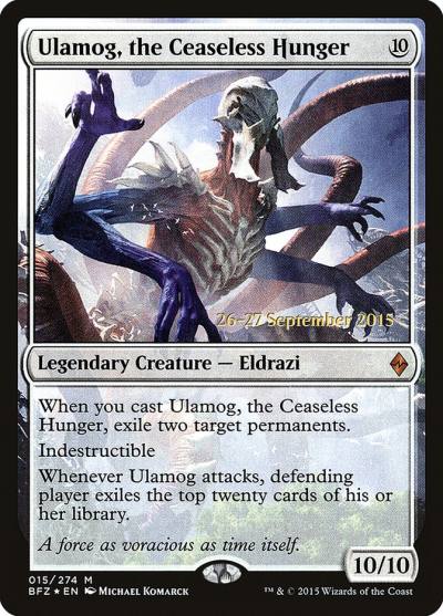 Ulamog, the Ceaseless Hunger PBFZ-15S Battle for Zendikar Promos Magic card