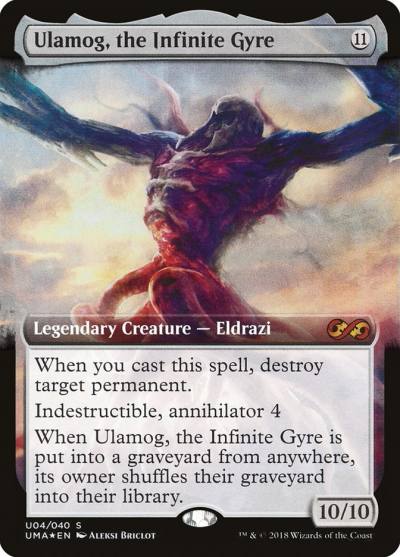 Ulamog, the Infinite Gyre PUMA-U4 Ultimate Box Topper Magic card