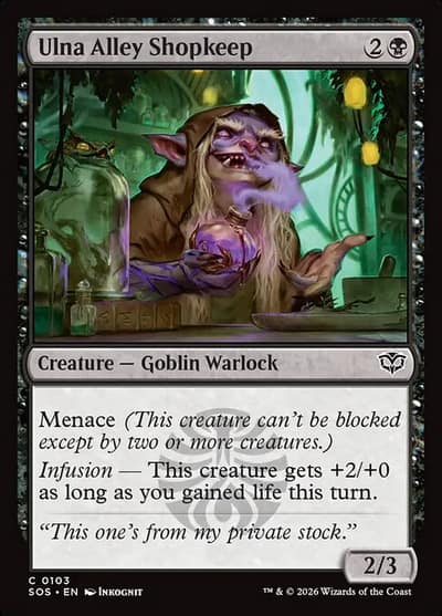 Ulna Alley Shopkeep 103 Secrets of Strixhaven Magic card