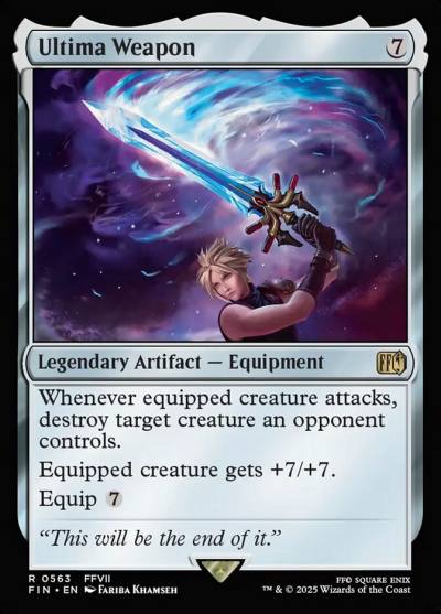 Ultima Weapon FIN-563 Final Fantasy Magic card