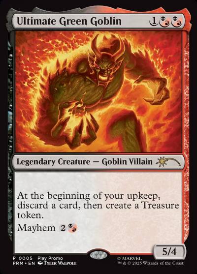 Ultimate Green Goblin PSPM-5 Marvel's Spider-Man Promos Magic card