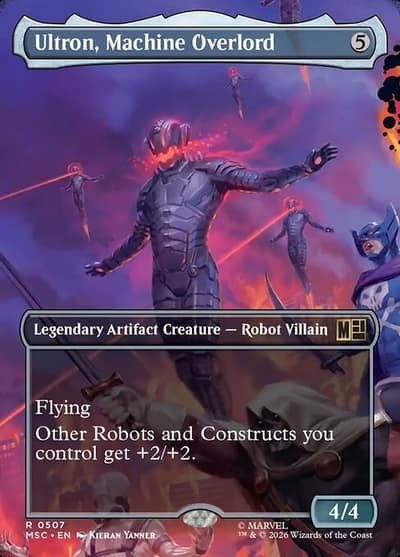 Ultron, Machine Overlord 507 Marvel Super Heroes Commander Magic card