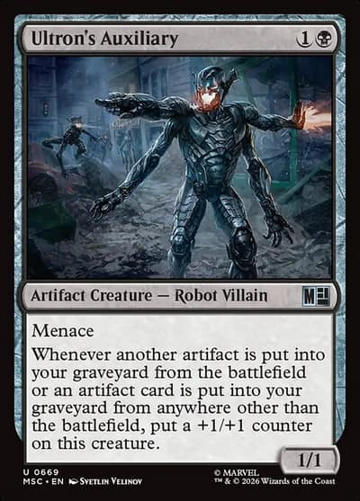Ultron's Auxiliary 669 Marvel Super Heroes Commander Magic card