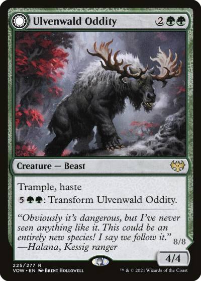 Ulvenwald Oddity // Ulvenwald Behemoth VOW-225 Innistrad: Crimson Vow Magic card