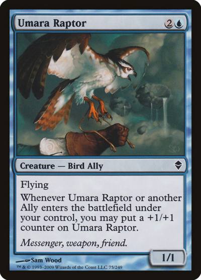 Umara Raptor ZEN-75 Zendikar Magic card