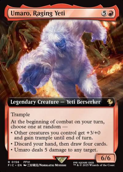 Umaro, Raging Yeti FIC-156 Final Fantasy Commander Magic card