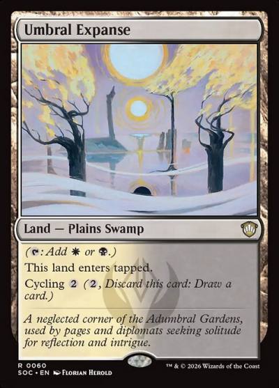Umbral Expanse SOC-60 Secrets of Strixhaven Commander Magic card