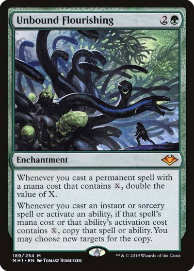 Unbound Flourishing MH1-189 Modern Horizons Magic card