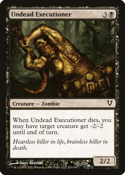Undead Executioner 123 Avacyn Restored Magic card