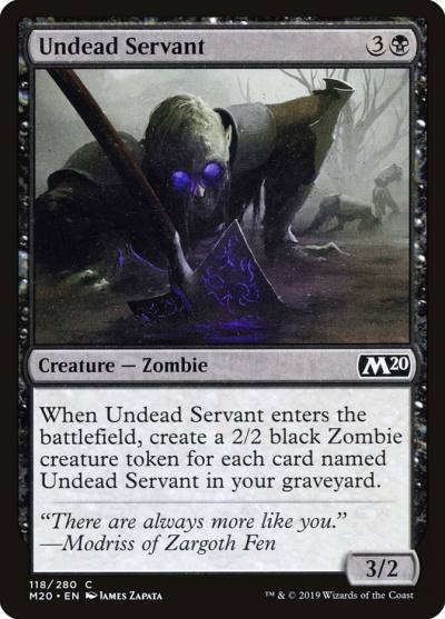 Undead Servant M20-118 Core Set 2020 Magic card