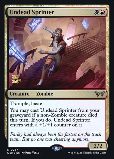 Undead Sprinter PDSK-237S Duskmourn: House of Horror Promos Magic card