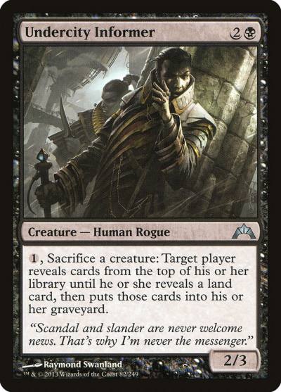 Undercity Informer GTC-82 Gatecrash Magic card