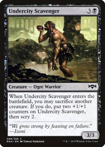 Undercity Scavenger 88 Ravnica Allegiance Magic card
