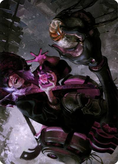 Undercity Scrounger // Undercity Scrounger ANEO-42 Neon Dynasty Art Series Magic card