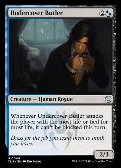 Undercover Butler 49 Ravnica: Clue Edition Magic card