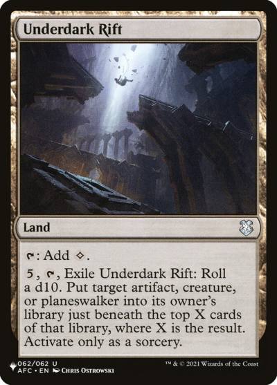 Underdark Rift PLST-AFC-62 The List Magic card